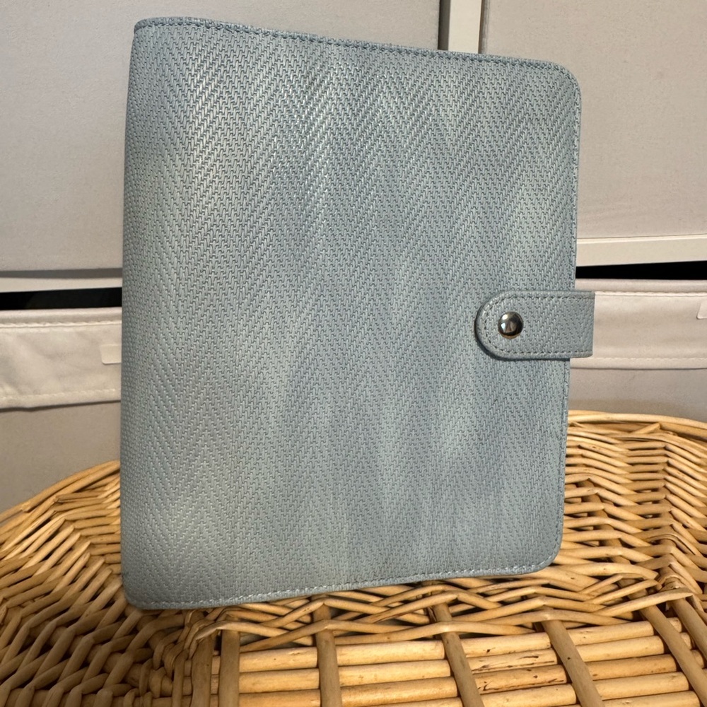 Franklin Covey Light Blue Textured Planner